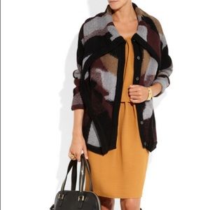 Thakoon Addition Patchwork Double Layer Coat